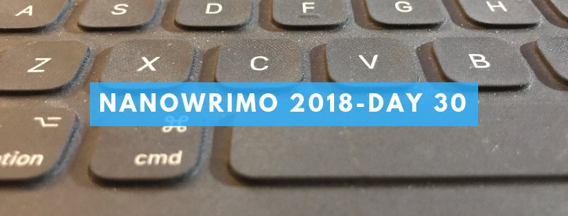 NaNoWrimo 2018 – Day&nbsp;30